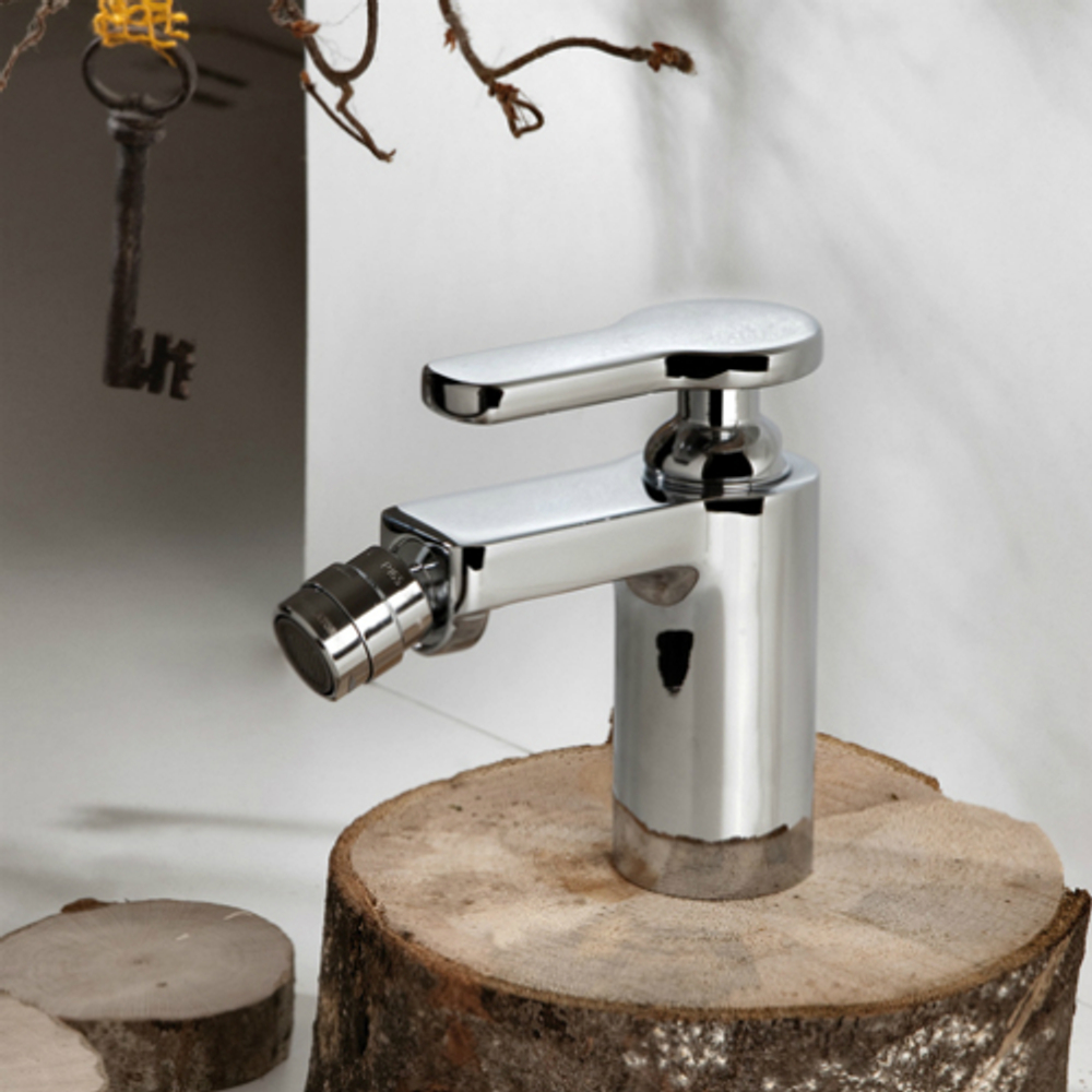 КОМБО №13 Комплект смесителей Ritmonio Cle для раковины, для биде и для ванны/душа с лейкой V0BA9010CRL + V0BA9020CRL + V0BA9033H2CRL