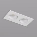DK3072-WH Встраиваемый светильник, IP 20, 10 Вт, GU5.3, LED, белый/белый, пластик