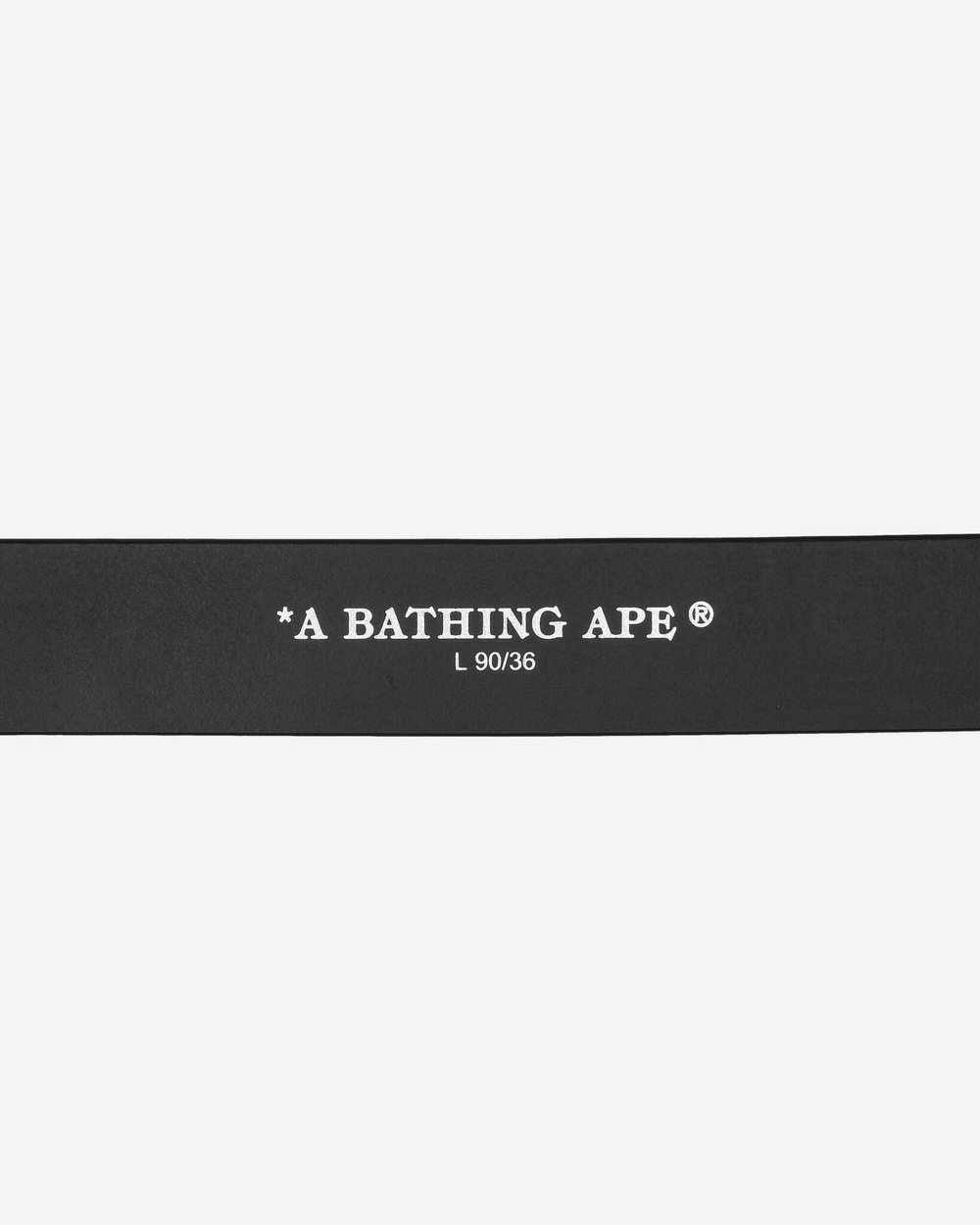 A Bathing Ape Кожаный Ремень С Логотипом Черный