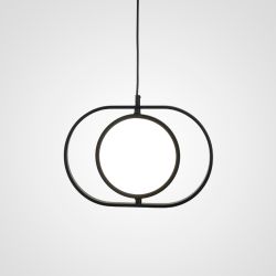 Подвесной светильник ARVET горизонтальный Черный