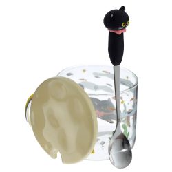 GAEM Кружка с крышкой и ложкой, 300 мл, L11 W9 H12 см, 4в.