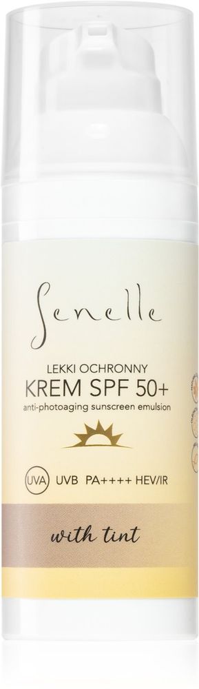 Senelle Cosmetics тонизирующий защитный крем SPF 50+ Light Protective With Tint