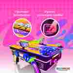 Большой коммерческий игровой аэрохоккей «Буря», 220×152×125 см