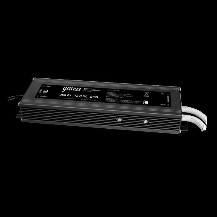 Блок питания Gauss 12V 200W IP66 20A 202023200