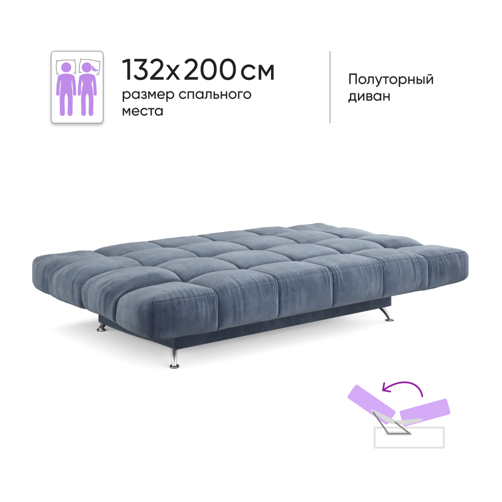 Диван Палермо 2 202х96х95 (без декор. подушек)