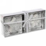 Свечи новогодние «Искры» 18.5x8.5x4 см, серебро