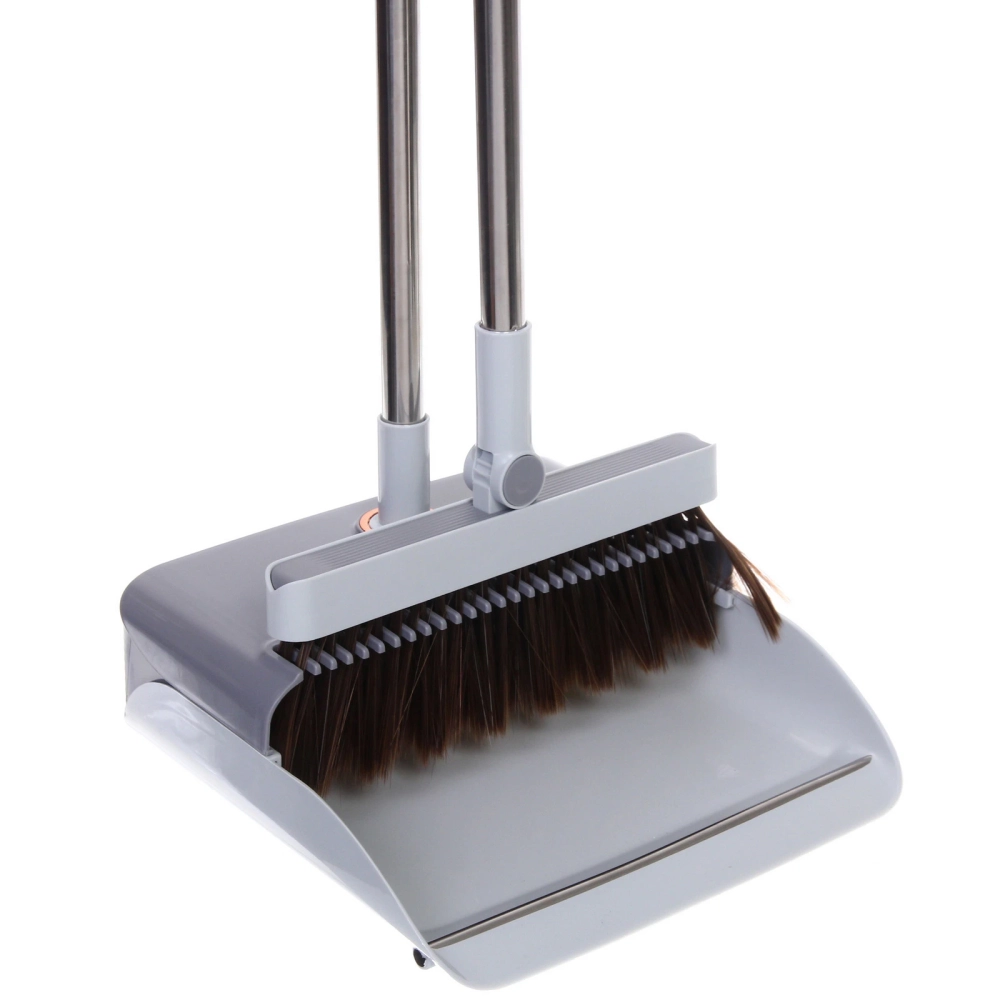 Набор для уборки, щетка для пола с совком «Gray» 015