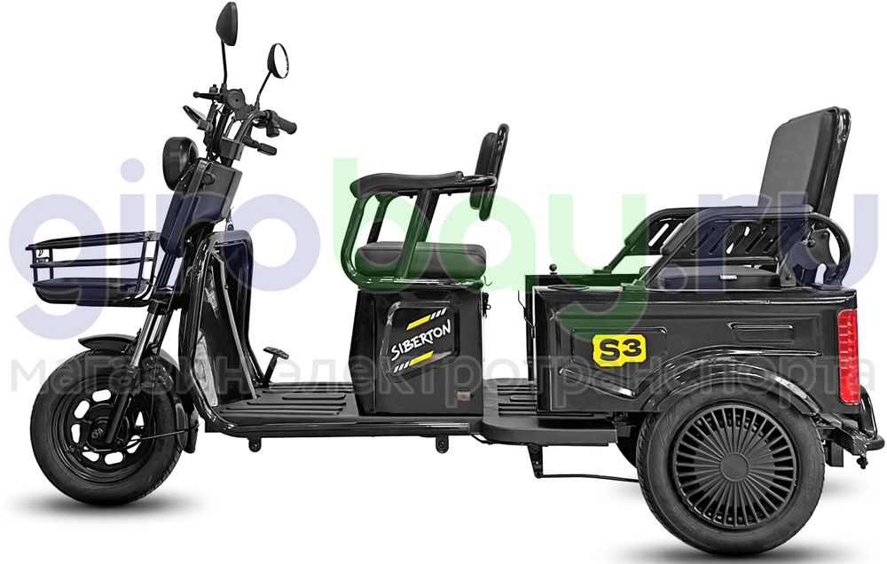 Электротрицикл SIBERTON V3 2000W (60V/21Ah) фото №3