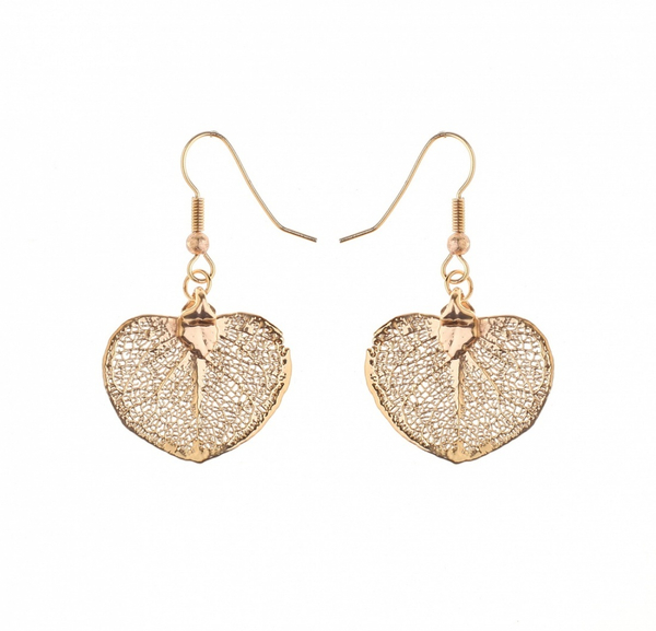 Серьги Ester Bijoux Денежный Лист LF93C-RG BR