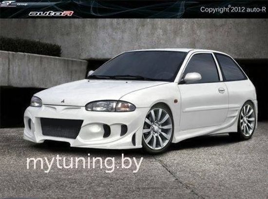 Передний бампер STREET RACING Mitsubishi Colt CA0
