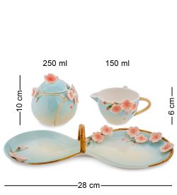 Pavone FM-39/ 2 Набор сахарница и молочник «Сакура»