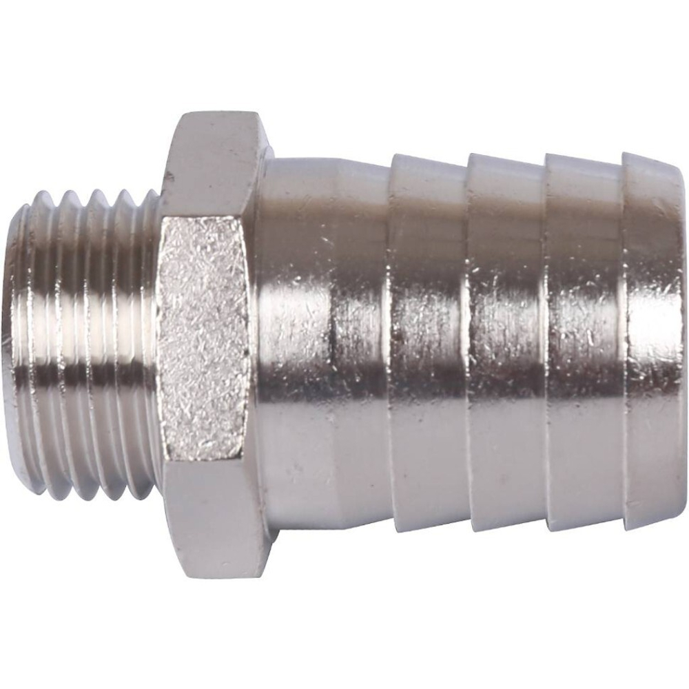 Штуцер НР никелированный 1/2"x25 STOUT