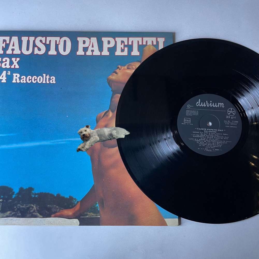 Винтажная виниловая пластинка LP Fausto Papetti Фаусто Папетти Sax 24 Raccolta (Италия 1977)