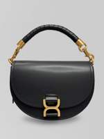 Сумка 0818 с золотой фурнитурой, на короткой ручке и на магните, с цепочкой в комплекте