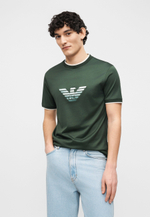 Emporio Armani Футболка с принтом - Зелёный