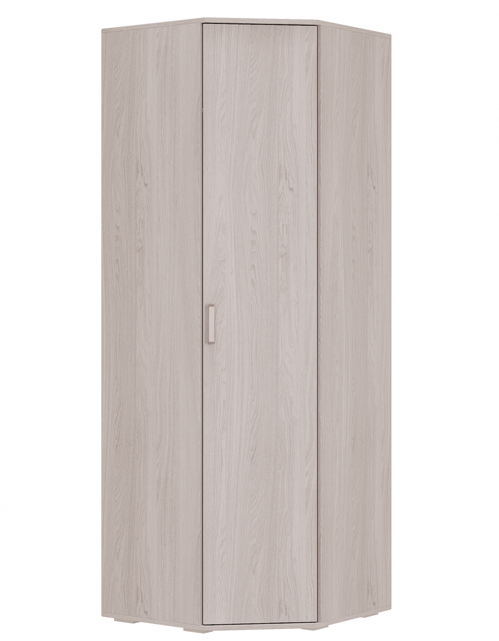 Шкаф угловой для одежды Белла, ясень белый