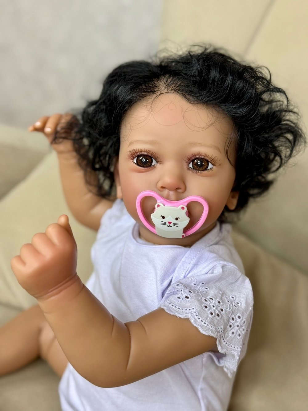 Кукла Реборн мягконабивная 60см (FA-834)