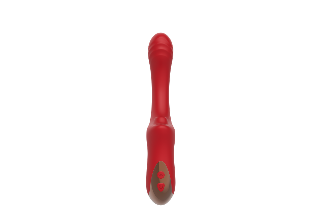 Вагинально-клиторальный вибратор Secwell SW3044-red