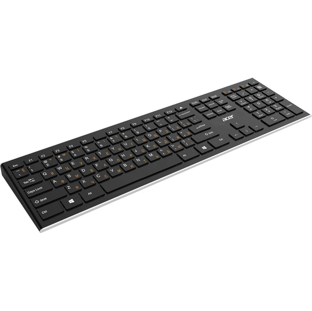 Клавиатура Acer OKR010 [ZL.KBDEE.003] Wireless keyboard USB slim Multimedia black
