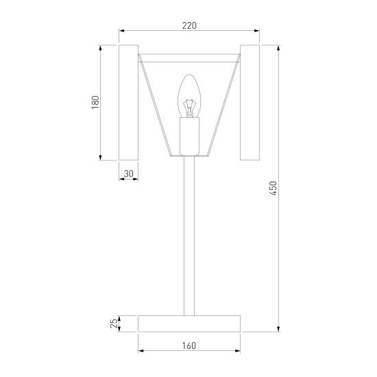 01116/1 / настольный светильник /