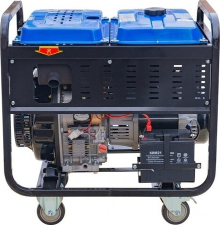 Генератор дизельный с воздушным охлаждением ТСС SDG 6000 EH3A открытая 077016