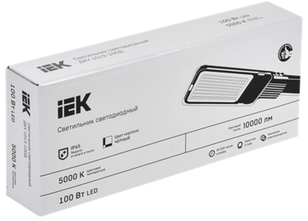 Светильник светодиодный консольный ДКУ 1013-100Д 5000К IP65 IEK