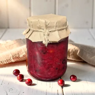 Варенье из клюквы домашнее / 250 мл