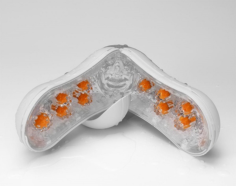 Мастурбатор 17,8см Tenga Flip Orb Orange Crash TFO-002