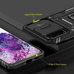 Чехол Safe Case с кольцом и защитой камеры для Samsung Galaxy S20+