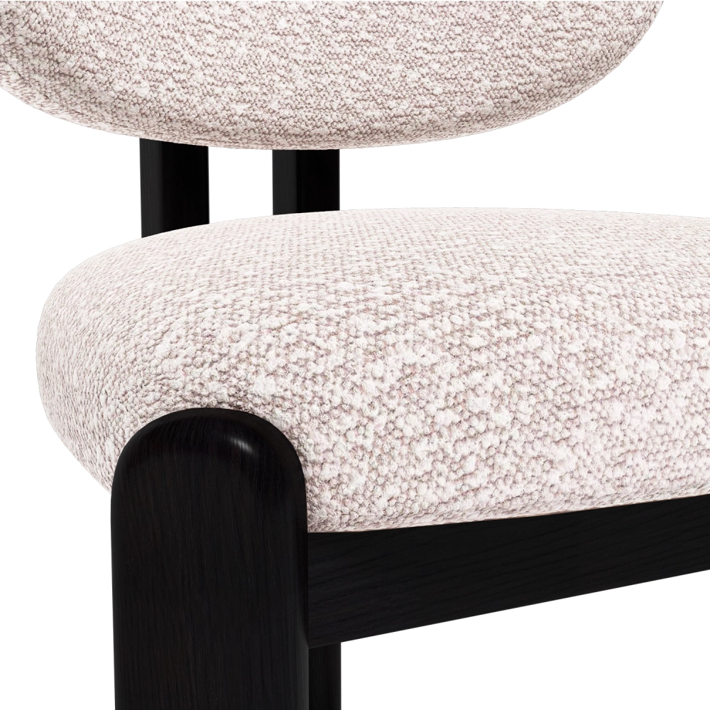 Стул Galloti, бук черный, букле noble 000