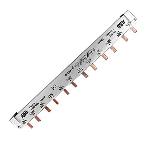 Гребенчатая шина PS2/12 2-полюсная (N L1 N L1) 12 модулей 63А ABB 2CDL220001R1012