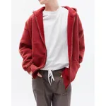 Худи БИЧ вареный Zip Борщ ретро-красный