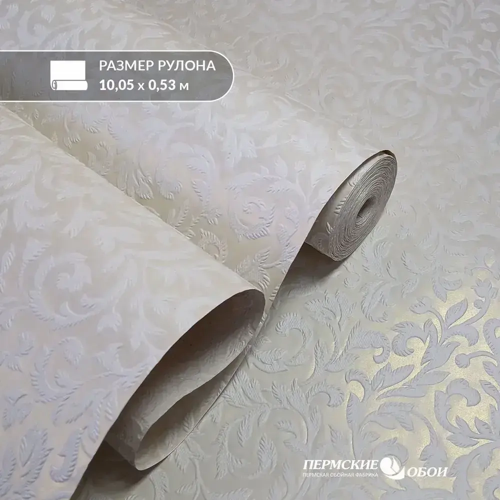 Пермские обои, Бумажные обои дуплекс "Соблазн", 0,53 х 10,05м