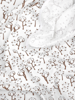 Сет из 2х муслиновых пелёнок Mjölk Хлопок/Белый, уценка