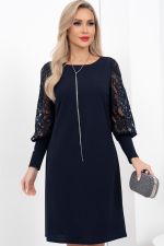 Платье Снежана (синий) Р11-2002 Nikol (Акция)