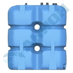 Емкость прямоугольная для дизельного топлива со сливом Анион 1500 л. прямоугольная (1500x750x1710см;синий) - арт.559440