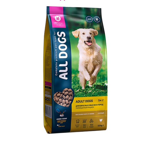 All Dogs Сухой корм для взрослых собак Курица