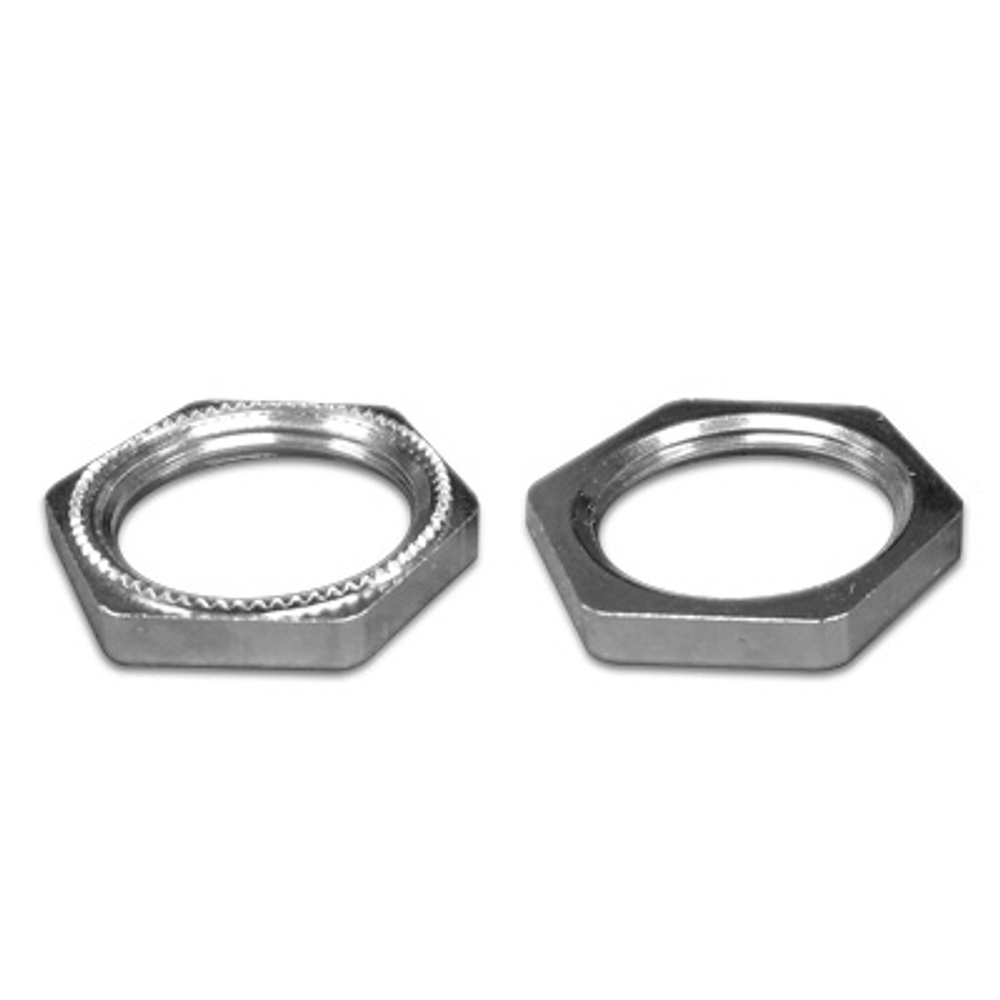 Гайка заземляющая M16x1,5 никелированная латунь