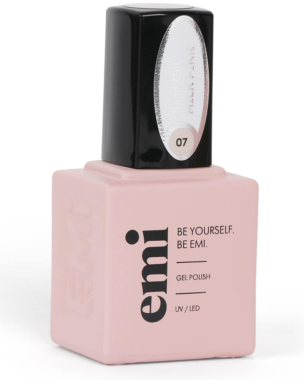 E.MiLac Base Gel Молочный розовый №07, 9 мл.