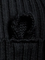 Шапка зимняя с помпоном и ушками для девочки