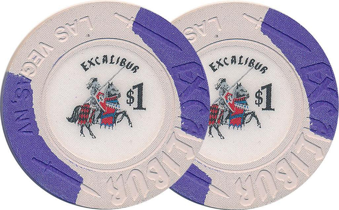 Excalibur Casino $1 Chip