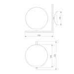 Бра Eurosvet Frost 70153/1 латунь