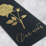 Конверт для денег «Для тебя», черный крафт, тиснение, 16,5 × 8 см 9927780