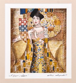 Народные промыслы ШК-55/244-02 Панно «Адель» Густав Климт»