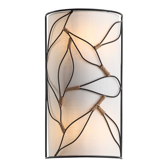 SL6228.401.02 Светильник настенный ST-Luce Черный/Бежевый E27 2*60W ROOT