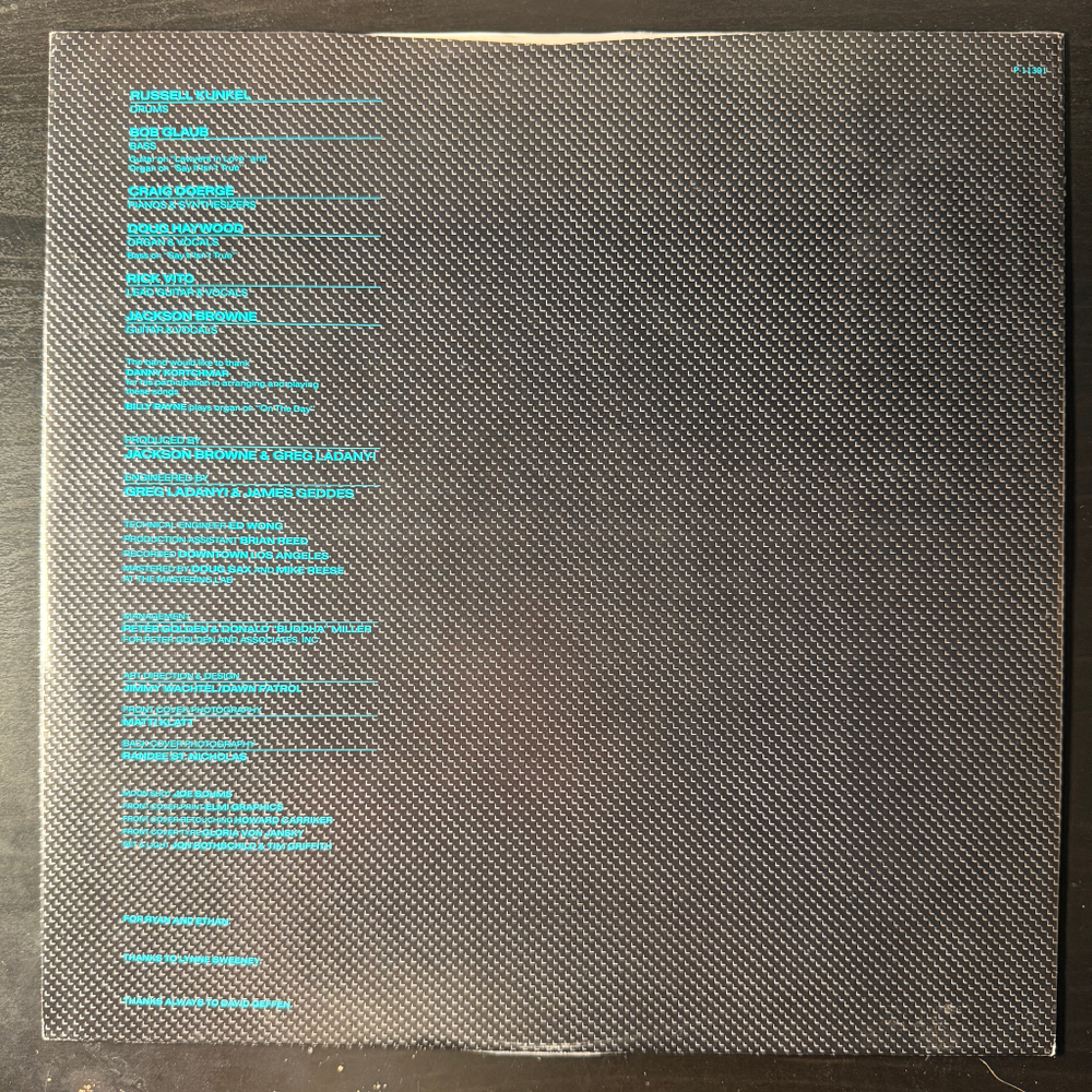 Jackson Browne – Lawyers In Love (Япония 1983г.)