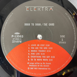 Винтажная виниловая пластинка LP The Cars Door To Door (Japan 1987) (Obi) You Are The Girl