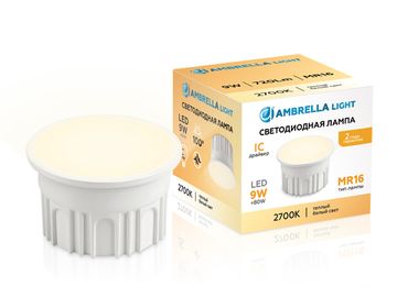 Светодиодная лампа 1*MR16-DD 9W 2700K 212001 BULBING Ambrella