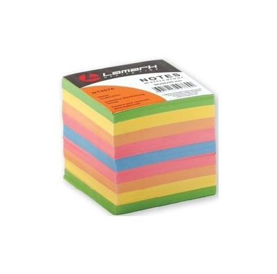Блок бумаги 9*9*9 цветной Lamark сменная NT0076, NT0719