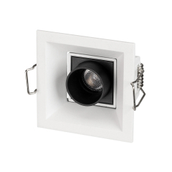 Светильник MS-ORIENT-BUILT-TURN-TC-S67x67-3W Warm3000 (WH-BK, 30 deg, 230V) (Arlight, IP20 Металл, 5 лет) 031927
